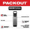Milwaukee PACKOUT 25oz Bottle with Chug Lid, small
