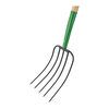 John Deere 5 Tine Steel Compost Fork with 36 Inch Wood D-Handle, small image number 5