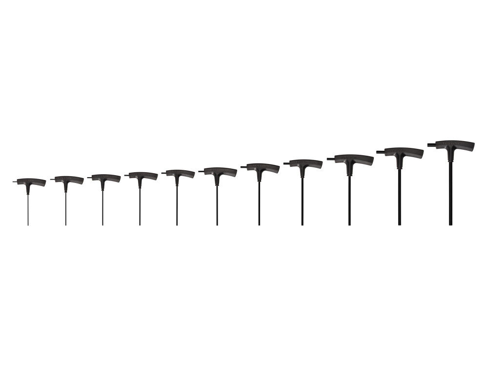 Tekton Flat End Hex T-Handle Key Set 11 Piece 5/64 - 3/8 Inch, large image number 1