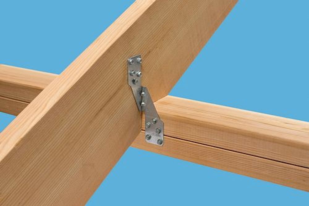 Simpson Strong-Tie 18 Ga Zinc Galvanized Hurricane Tie 1-3/8in x 6in, large image number 2