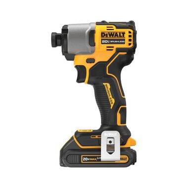 DEWALT 20V MAX 1/4in Impact Driver Kit Brushless Cordless, large image number 1