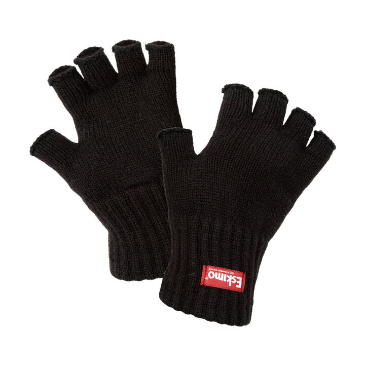 Eskimo Fingerless Wool Glove, Wool-Acrylic Blend, Half-Finger, L/XL