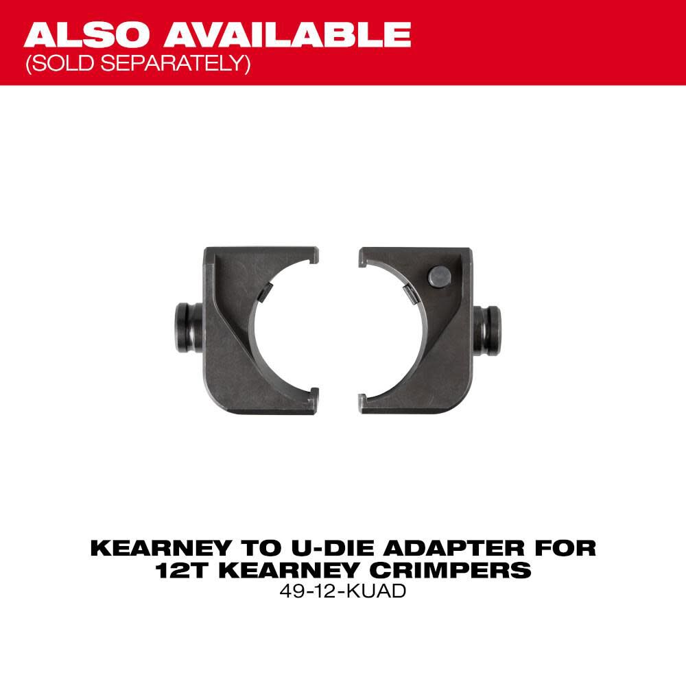 Milwaukee M18 FORCE LOGIC 12T Kearney Linear Crimper Kit, large image number 9