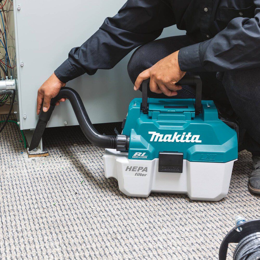 Makita 18V LXT Li-Ion Brushless 2Gal HEPA Wet/Dry Vacuum (Bare Tool), large image number 5