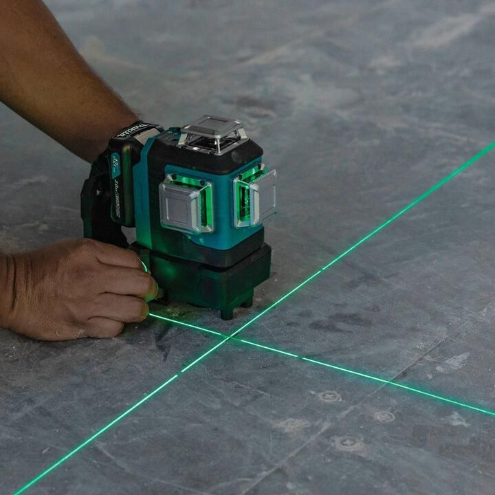 Makita Promotional 12V max CXT Self Leveling 360 3 Plane Green Laser Kit, large image number 12