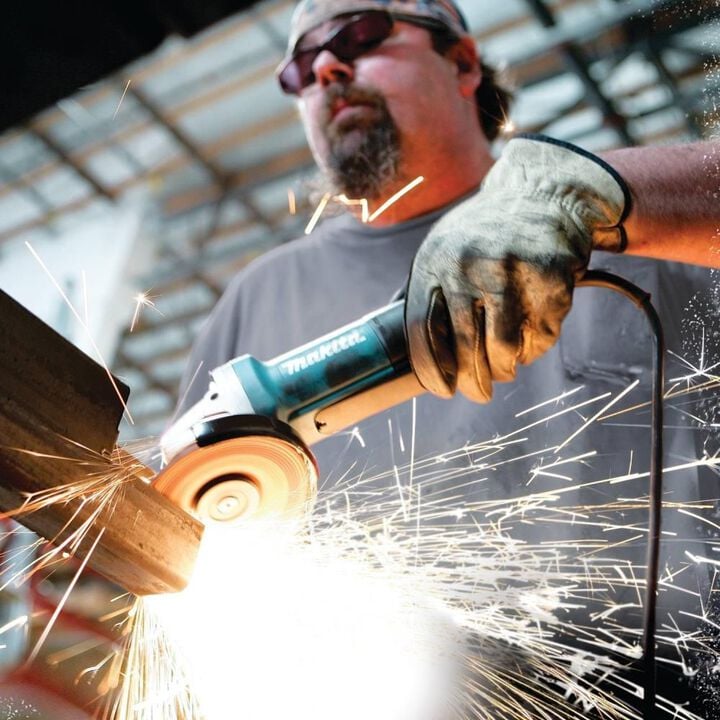 Makita 4-1/2 In. Angle Grinder with Super Joint System (SJS), large image number 9