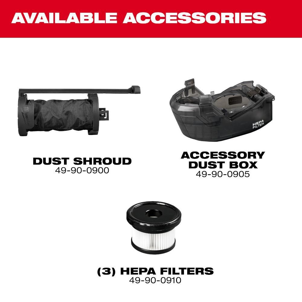 Milwaukee M18 FUEL Overhead Rotary Hammer with Integrated Dust Extraction, large image number 11