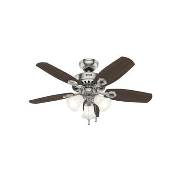 Hunter Fan Builder Ceiling Fan 42in Brushed Nickel Brazilian Cherry
