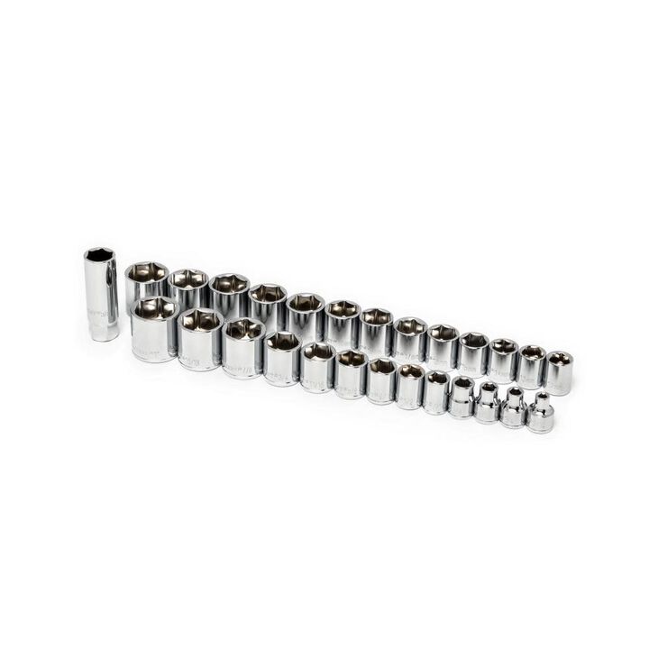 Crescent Promotional 150 Piece 1/4 Inch and 3/8 Inch Drive 6 Point SAE/Metric Professional Tool Set, large image number 4