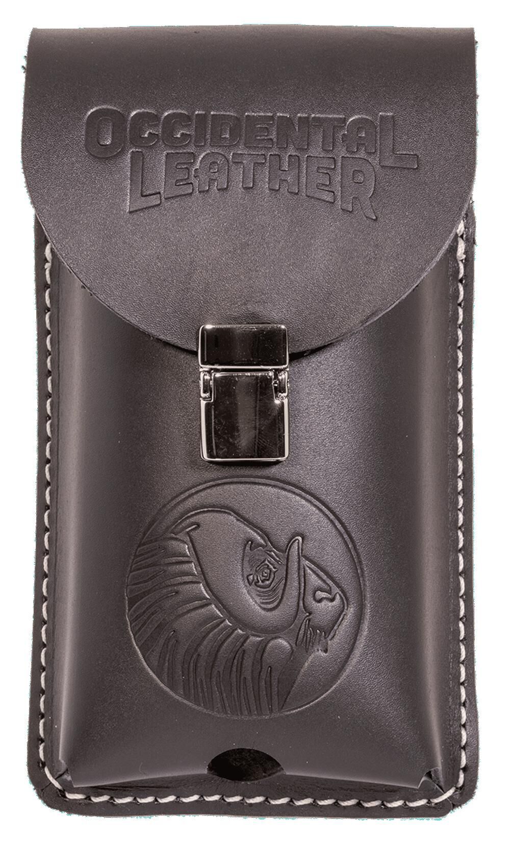 Occidental Leather Clip-On XL Leather Phone Holster Black, large image number 1