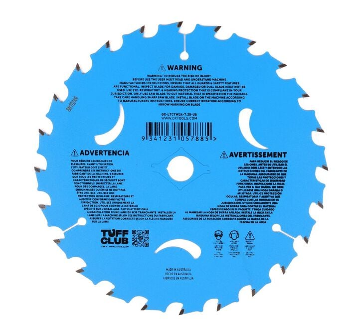 Ox Tools Pro Lightning 7-1/4 Inch 24T Circular Saw Blade 10 Piece Bundle, large image number 1