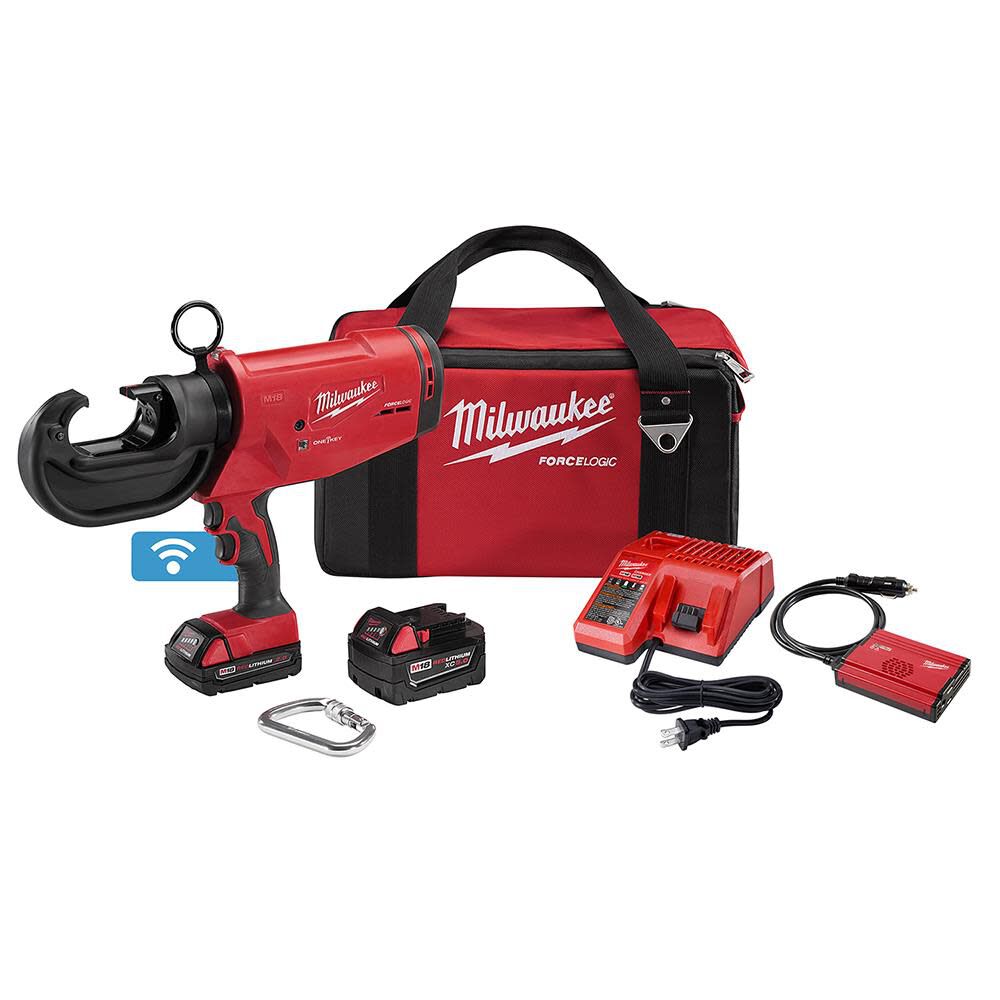 Milwaukee M18 FORCE LOGIC 12T Utility Crimper 2778-22 - Acme Tools