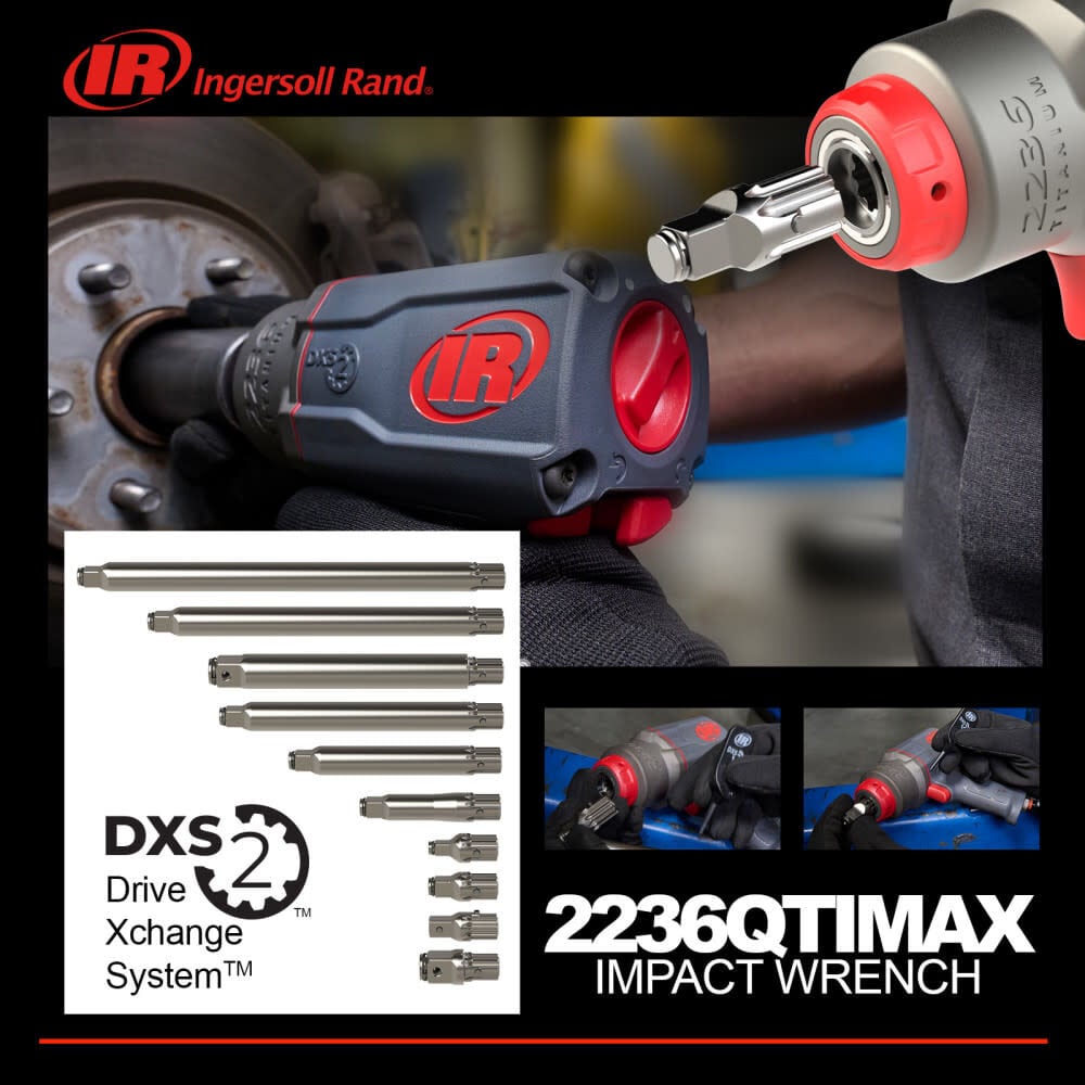Ingersoll Rand DXS2 1/2 Inch Air Impact Wrench 1500 Ft-Lb, large image number 8