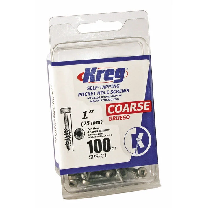 Kreg 1 in. C - PH Screws - 100