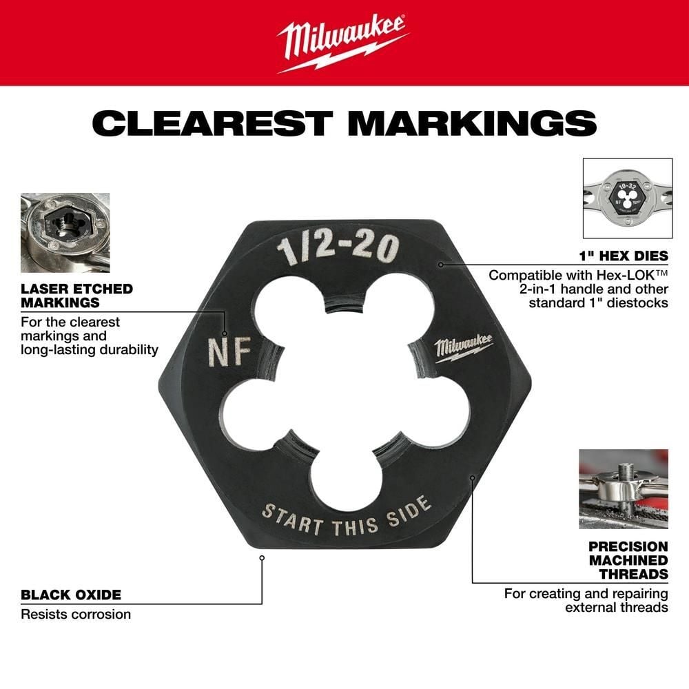 Milwaukee Metric Tap and Die 17pc Set, large image number 4