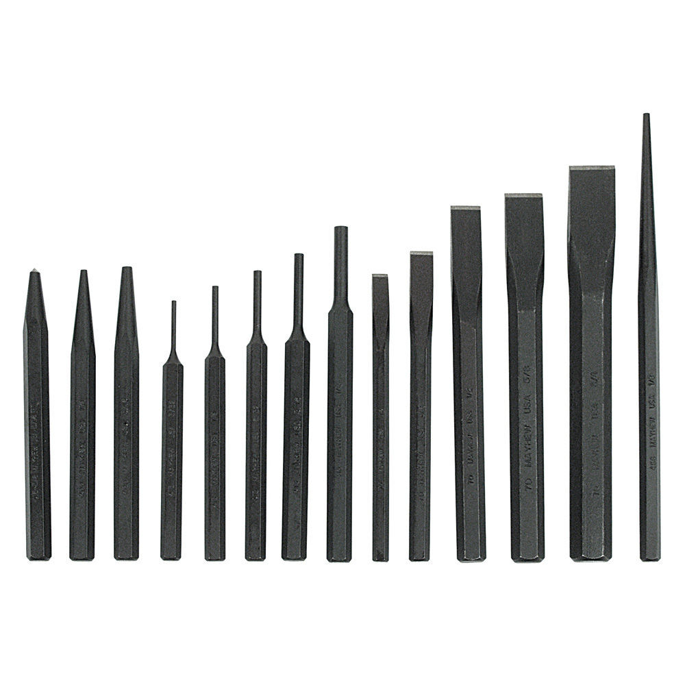 Mayhew Steel Products 14-Piece 7014-K Pro Punch and Chisel Kit, large image number 2