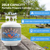 Flame King 20 Lbs Portable Propane Cylinder with OPD Empty, small image number 2