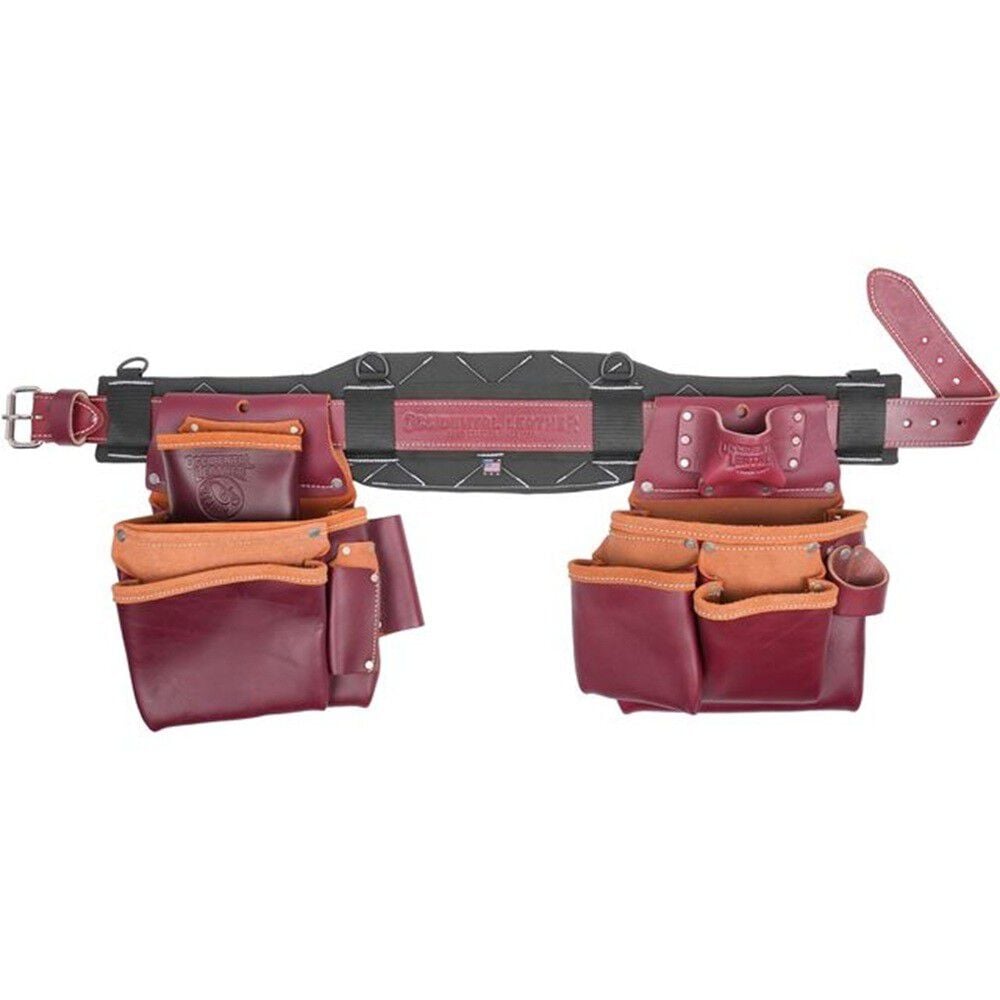 Occidental Leather ProFORMANCE ProFramer Tool Belt Set Red/Black/Orange Size Medium - 5280DBR M