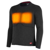 Milwaukee Heated Merino Wool Crew Neck Long Sleeve Baselayer Black XL