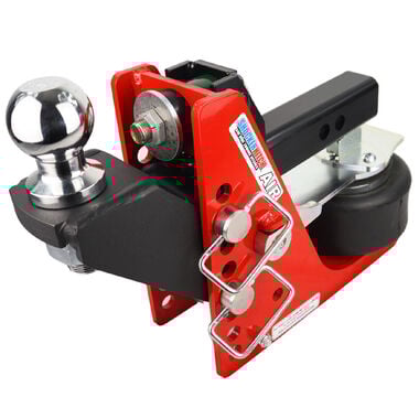 Shocker Hitch 12K 2 Inch Air Receiver Hitch & Raised Ball Mount 2-5/16in Hitch Ball