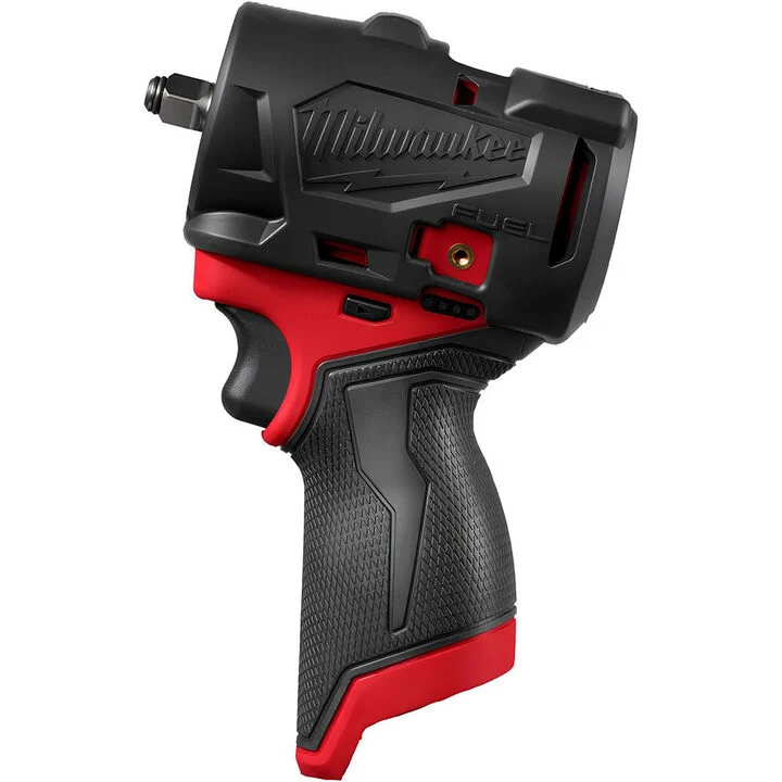 Milwaukee M12 FUEL 3/8 Inch Subcompact Impact Wrench (Bare Tool) with Protective Boot