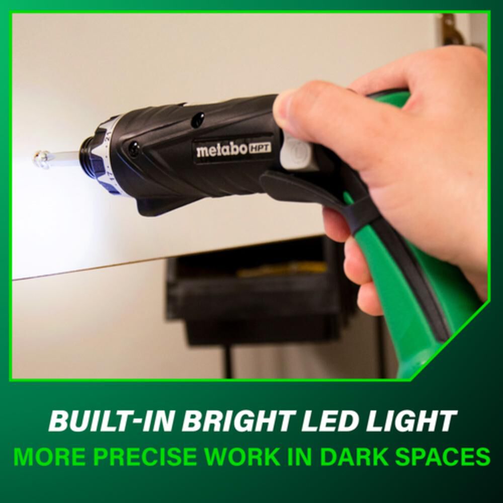 Metabo HPT 3.6V Lithium Ion Screwdriver Kit, large image number 5