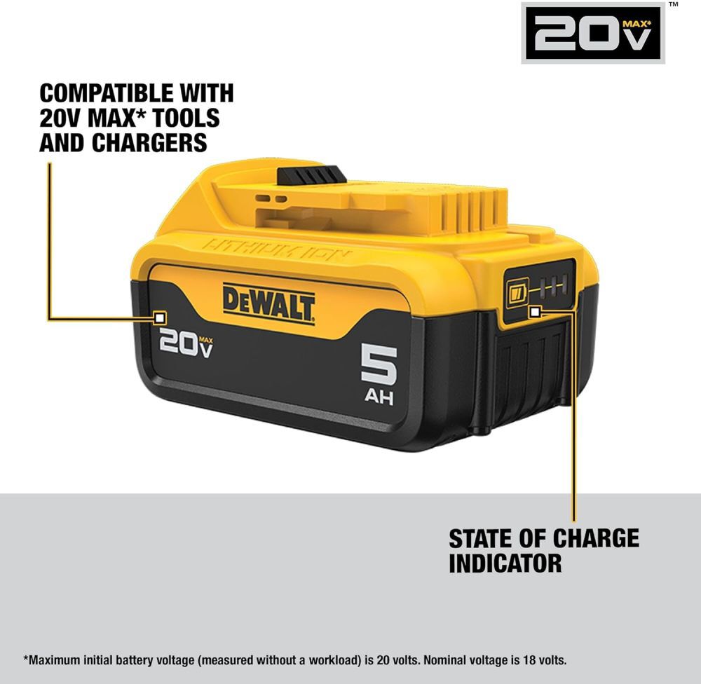 DEWALT 20/60V MAX Battery & 20V MAX Lithium-Ion Starter Kit Bundle, large image number 12