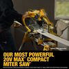 DEWALT 20V MAX XR 10 Inch Double Bevel Fixed Miter Saw (Bare Tool), small image number 4