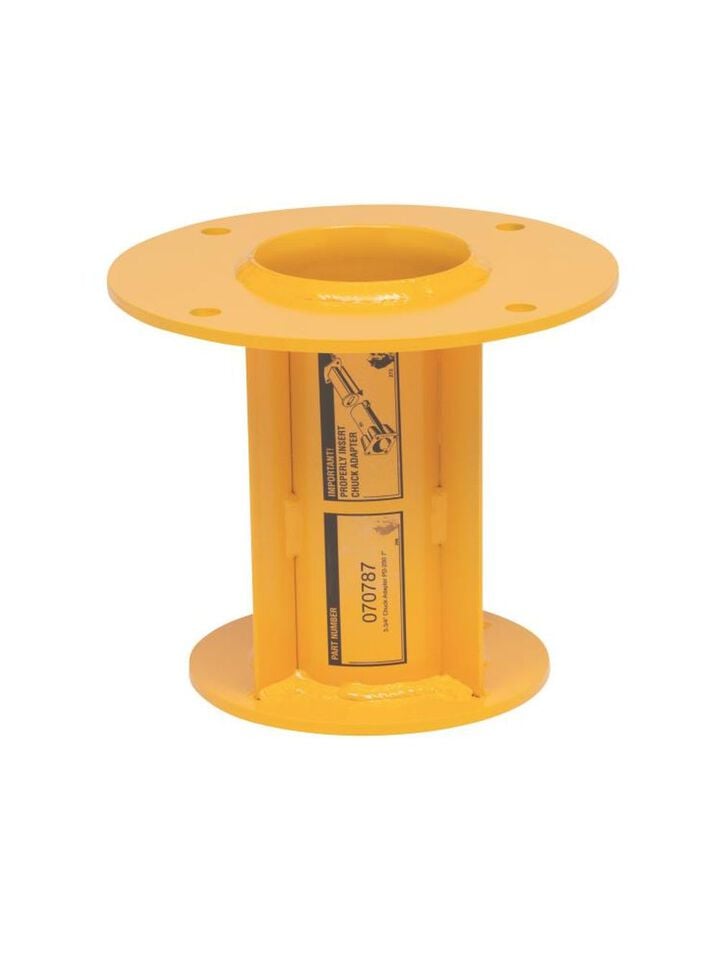Rhino Tool 3-3/4 in Chuck Adapter - for Rhino PD-200 (requires 7 in Master Chuck Assembly)