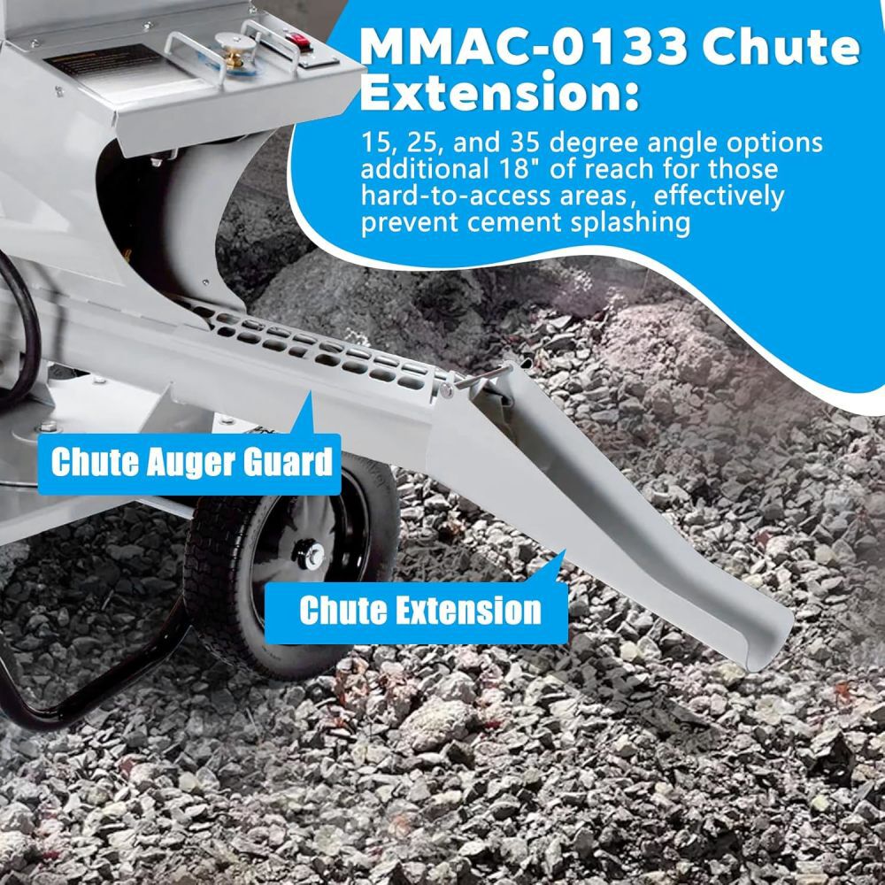Mud Mixer 18 Inch Steel Chute Extension, large image number 9