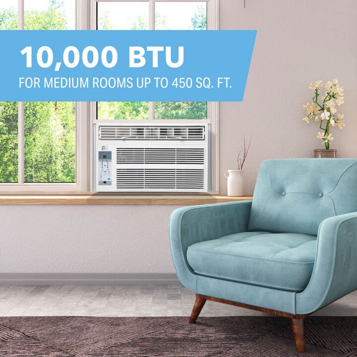 Perfect Aire 115V 10000 BTU Electronic Window Air Conditioner with Remote, large image number 1