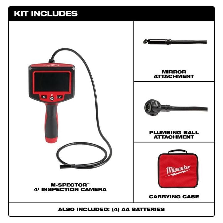 Milwaukee M-Spector 4 Inspection Camera, large image number 1