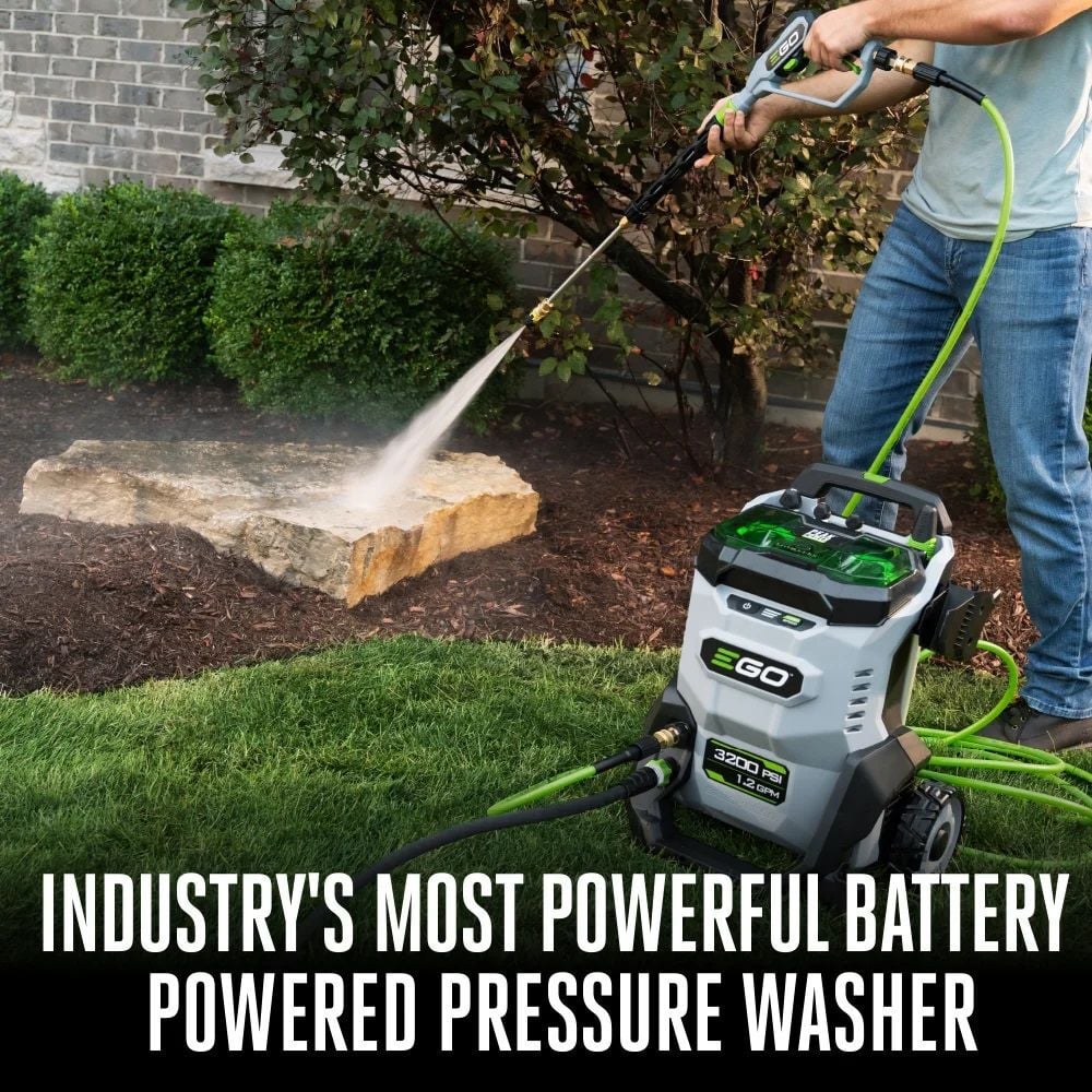 EGO POWER+ 3200 PSI 1.2 GPM Battery Powered Cold Water Pressure Washer with 5 Spray Nozzles Bare Tool, large image number 8