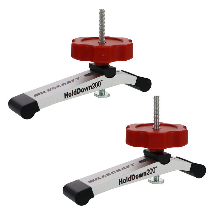 Milescraft HoldDown200 Larger T-Track Clamps for Bigger Projects