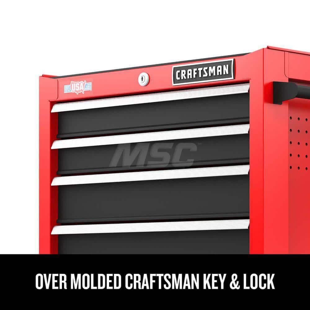 CRAFTSMAN S2000 Series 41 Inch Wide 6-Drawer Tool Chest, Black, large image number 5