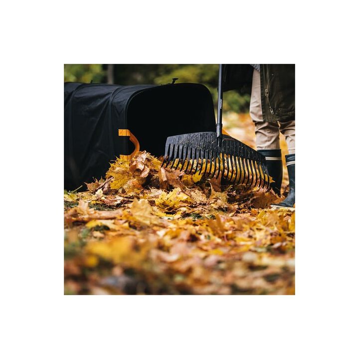 Fiskars 57 Gallon Black Square Collapsible Garden Bag, large image number 3