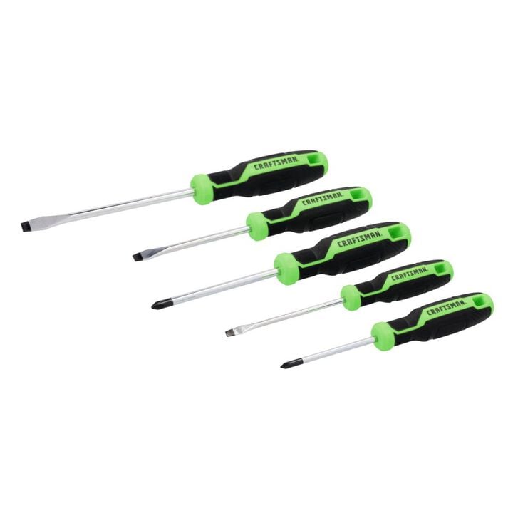 CRAFTSMAN Hi-Vis Screwdriver Set 5 Pieces, large image number 2