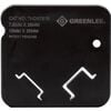 Greenlee Top-Hat Din Rail 7.5mm and 15mm x 35mm Die Set for Strut Cutter, small image number 1