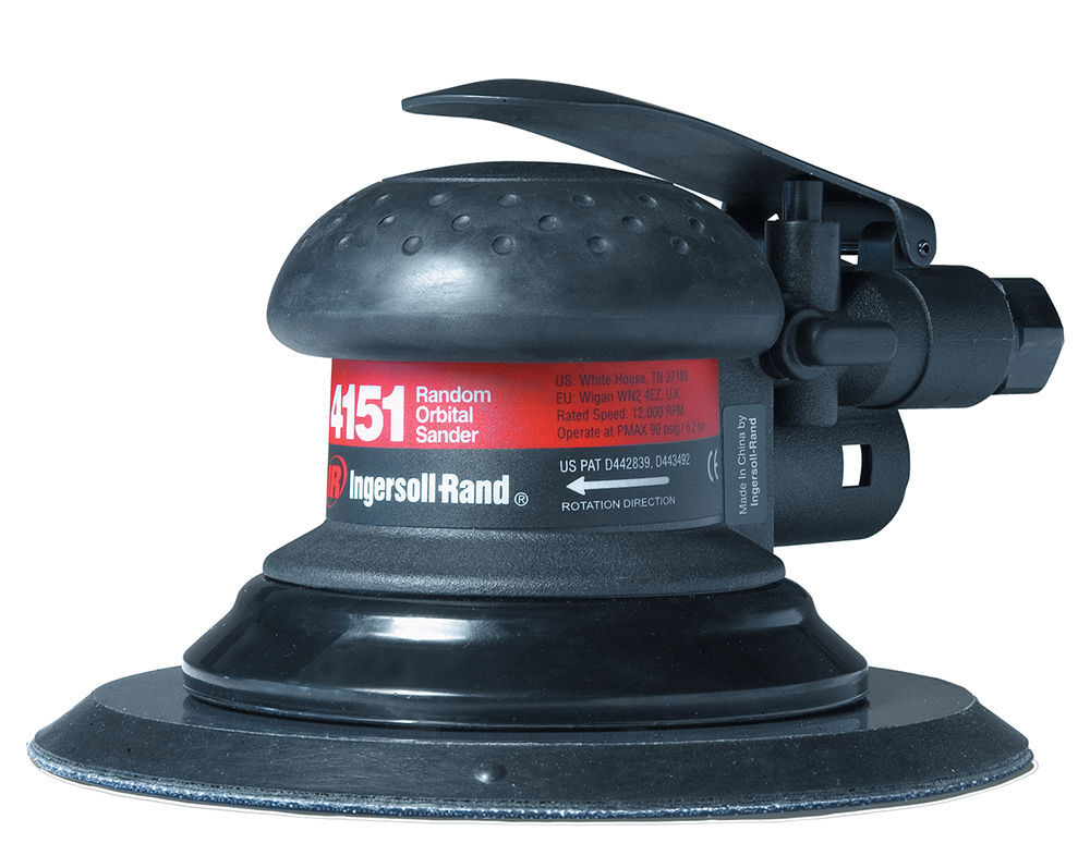 Ingersoll Rand 6 Inch Width 3/16 Inch Orbit Random Orbital Air Sander, 12000 RPM, large image number 1