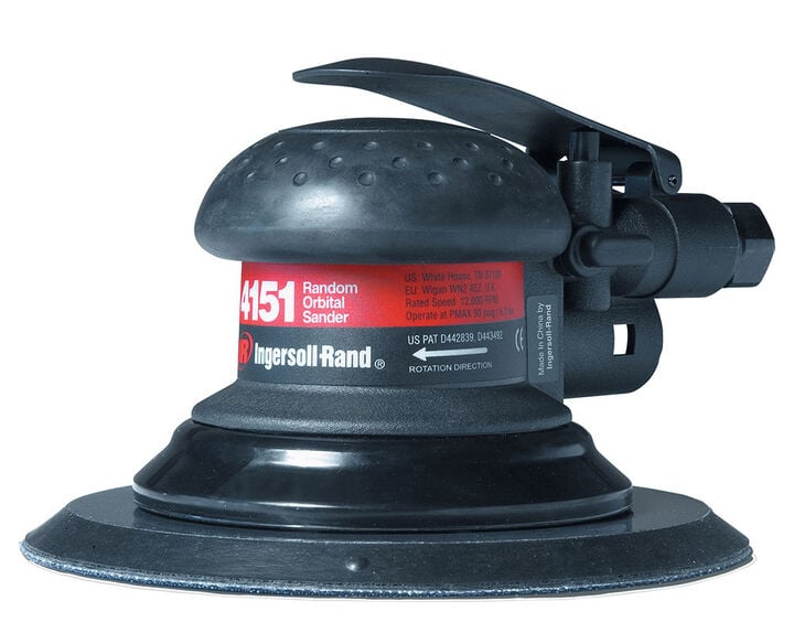 Ingersoll Rand 6 Inch Width 3/16 Inch Orbit Random Orbital Air Sander, 12000 RPM