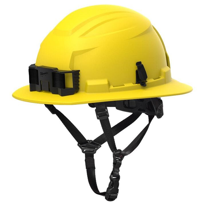 Milwaukee BOLT Full Brim Non-Vented Safety Helmet  Type 2, Class E Yellow
