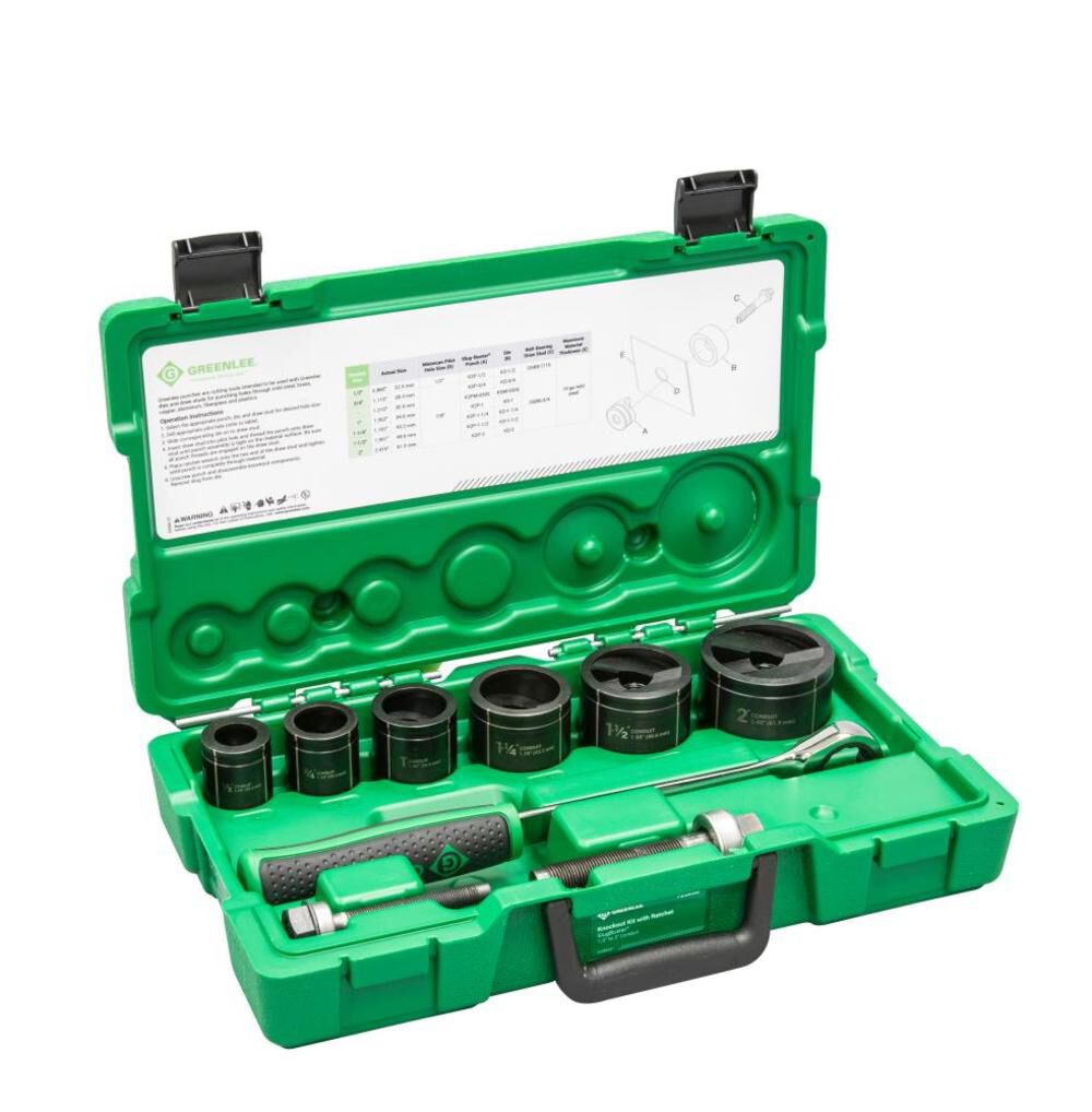 Greenlee Manual Knockout Punch Set 7238SB Acme Tools