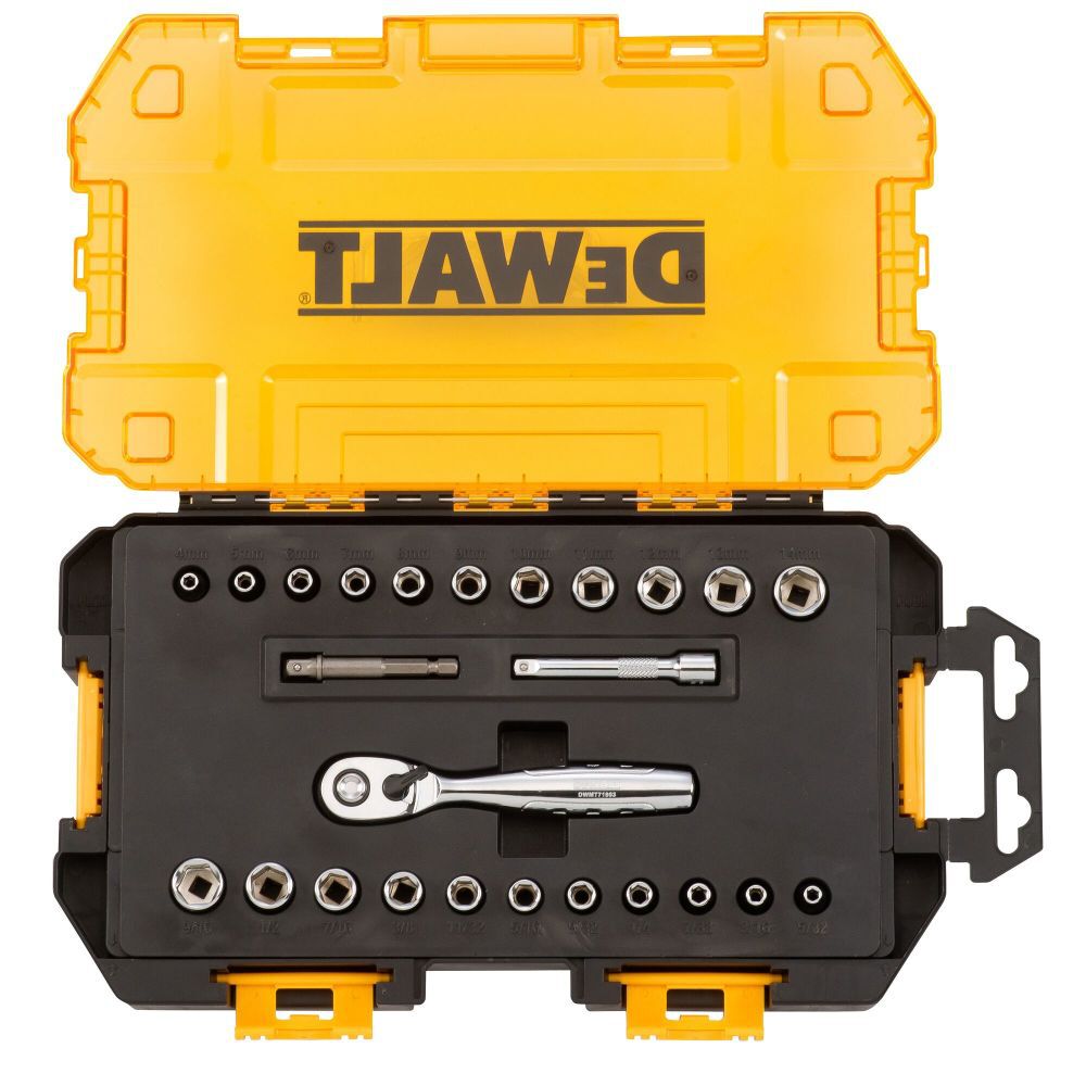 DEWALT 25 piece 1/4 In. Drive Socket Set, large image number 4