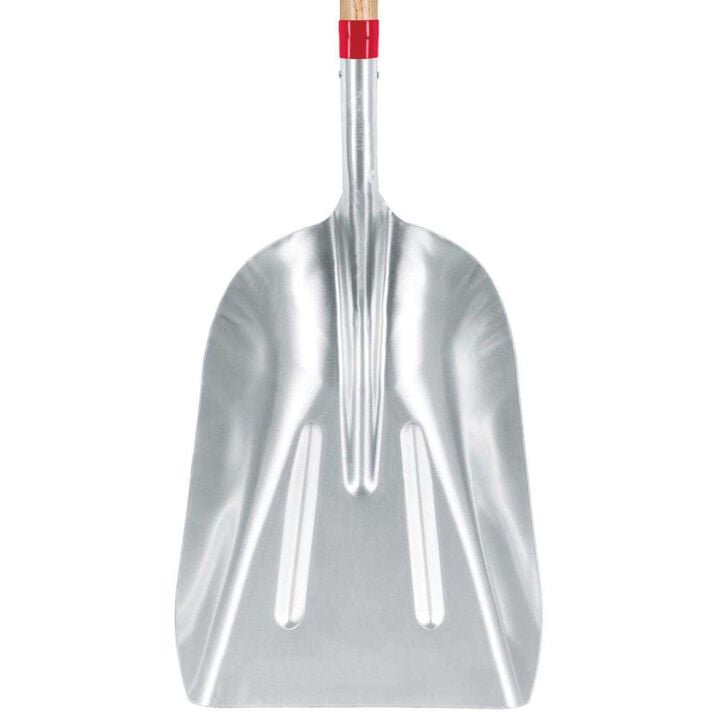 Truper Tru-Tough 45 Inch Aluminum Scoop Transfer Shovel with Wood Handle, large image number 1