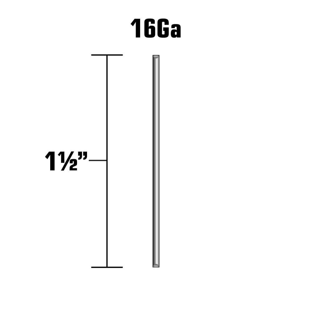 Metabo HPT 1 1/2in 16 Gauge Straight Finish Nails 1000qty, large image number 2