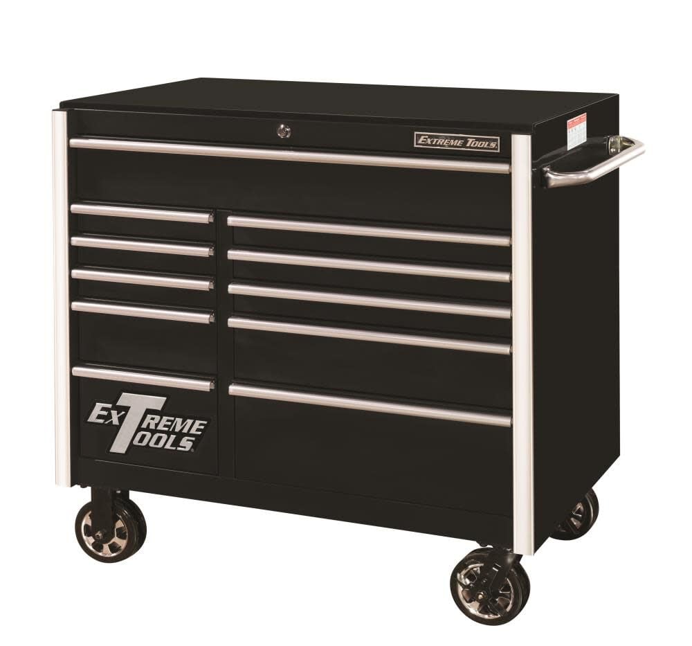 Extreme Tools 41in 11-Drawer Roller Cabinet Black – RX412511RCBK