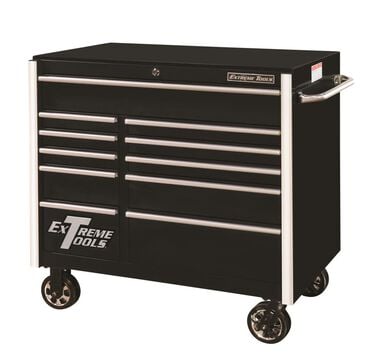 Extreme Tools 41in 11-Drawer Roller Cabinet Black