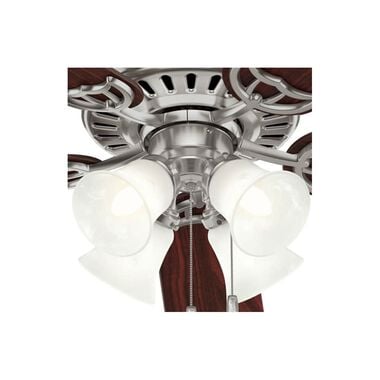 Hunter Fan Studio Series Ceiling Fan 52in Brushed Nickel Cherry, large image number 4
