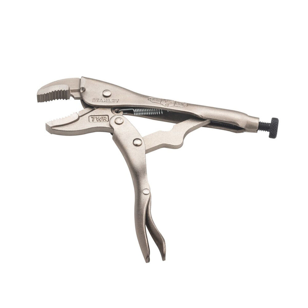 Stanley 7 Inch Curved Jaw Locking Pliers, large image number 4