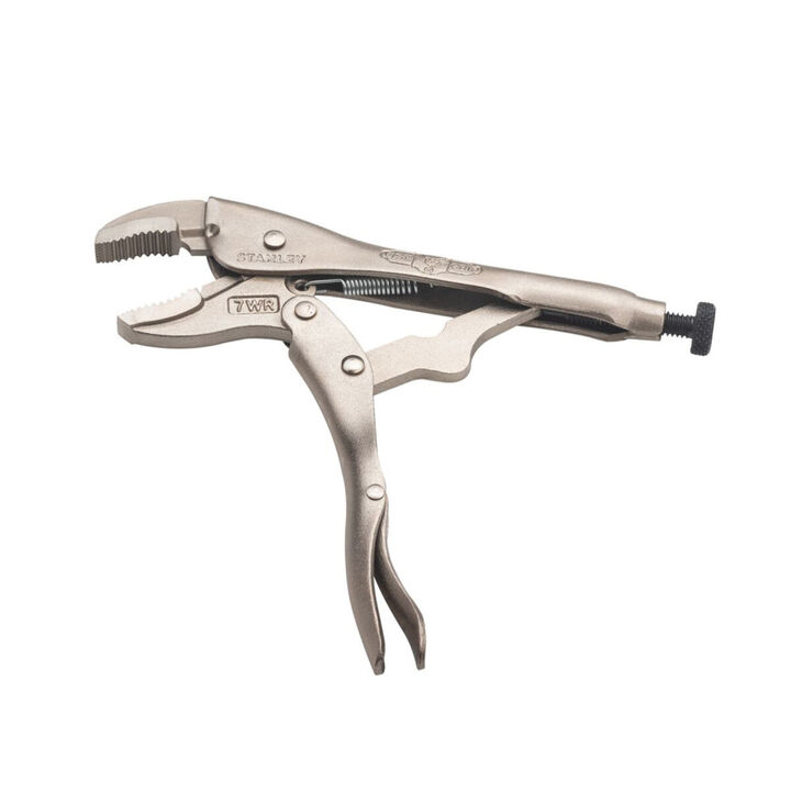 Stanley 7 Inch Curved Jaw Locking Pliers, large image number 3